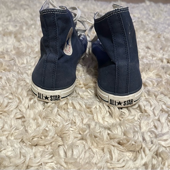 Converse All Star Chuck Taylor Sneakers. Men’s Sz 10 Navy/Blk/Egret - Picture 6 of 10